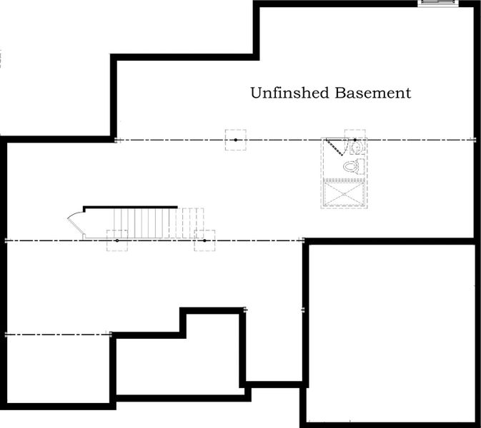2D floor plan layout for the The Natural by Norfolk Homes in Coronado Estates, Jackson, MI (Image 6).