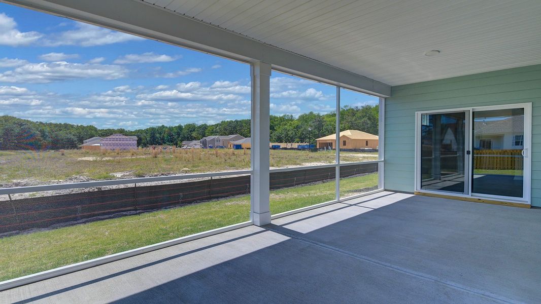 Exterior details and patio area of a home in Sease's Pond, Gilbert (Image 23).