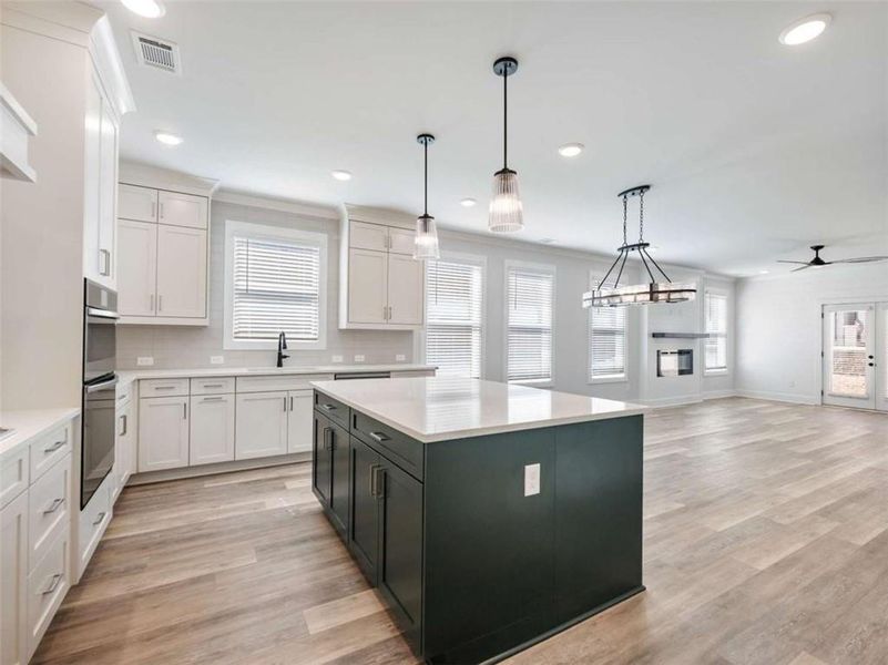 Furnished interior view inside a new home in , Buford (Image 15). Furnished interior view inside a new home in , Buford (Image 15).
