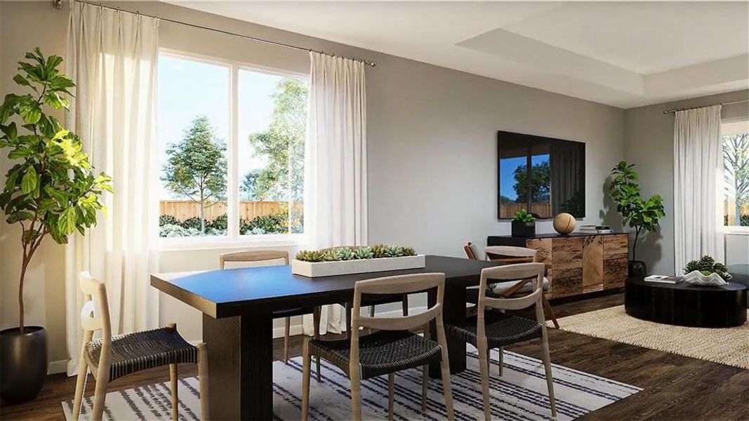 Furnished interior view inside a new home in Deer Creek, Fort Worth (Image 6).
