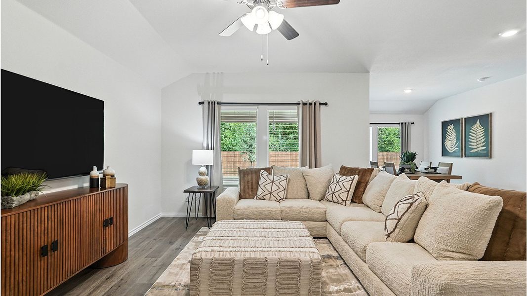 Representative furnished interior of a home built from the Huntsville by D.R. Horton in The Reserve at Timber Creek, Lindale (Image 8).