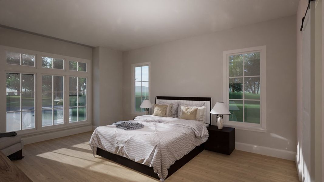 Representative furnished interior of a home built from the The Poppy by Ken Harvey Homes in Carriage Farms, Raleigh (Image 11).