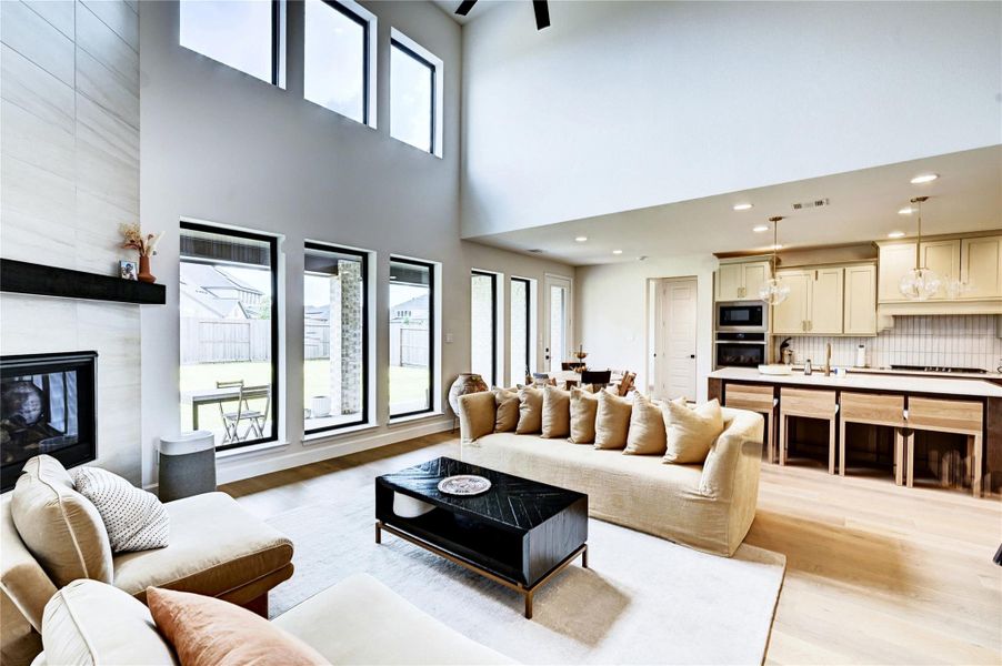 Furnished interior view inside a new home in , Fulshear (Image 28).