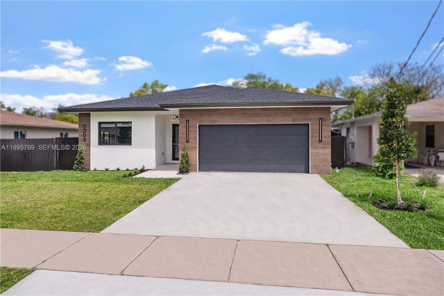 Front exterior of a new home in , West Park, FL, highlighting curb appeal (Image 23).