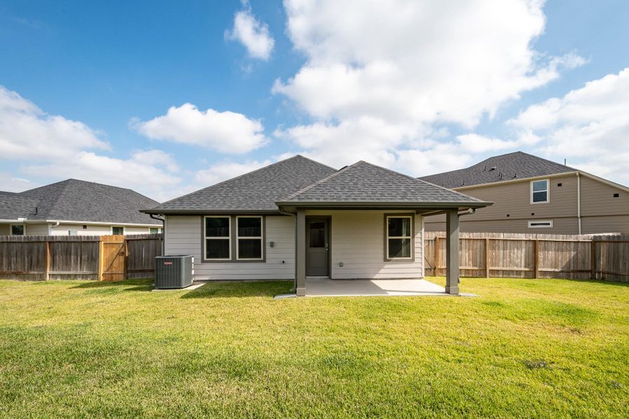 Exterior details and patio area of a home in Marisol, Katy (Image 28). Exterior details and patio area of a home in Marisol, Katy (Image 28).