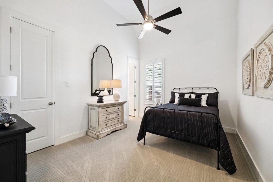 Furnished interior view inside a new home in Elyson, Katy (Image 10).