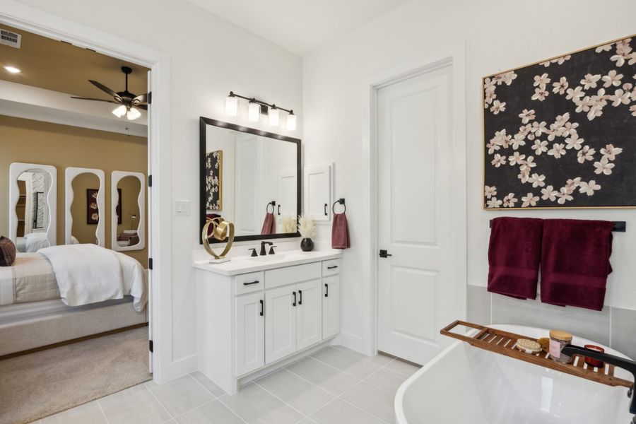 Furnished interior view inside a new home in Talia, Mesquite (Image 29). Furnished interior view inside a new home in Talia, Mesquite (Image 29).