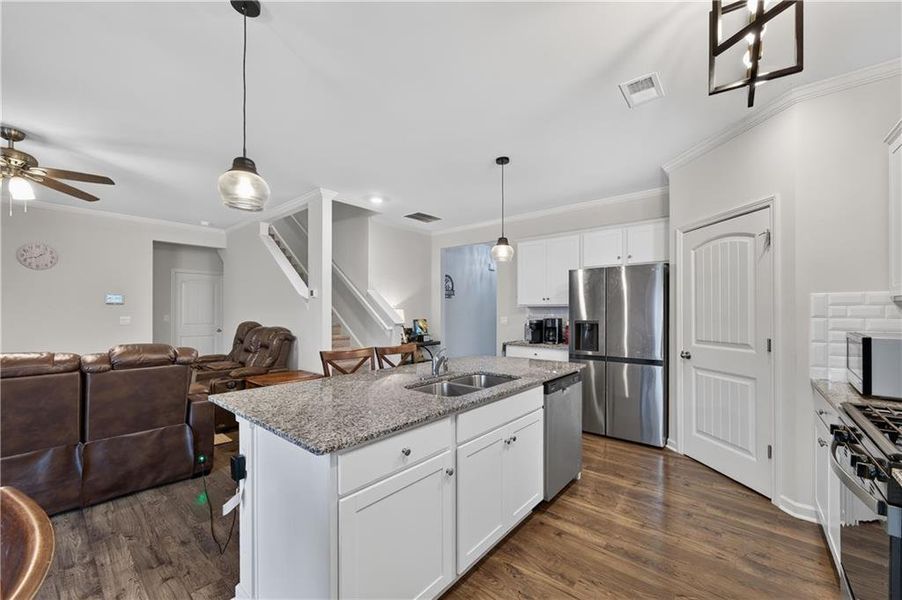 Furnished interior view inside a new home in Glen at Kensington, Lithia Springs (Image 14).