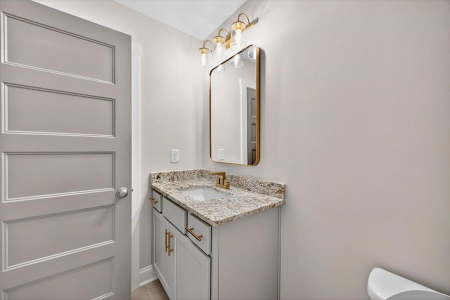 Furnished interior view inside a new home in White Oaks, The Rock (Image 13).