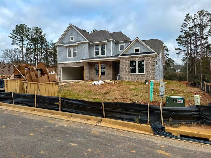 In-progress construction of a new home in Ashbury Commons, Powder Springs, GA (Image 32). In-progress construction of a new home in Ashbury Commons, Powder Springs, GA (Image 32).