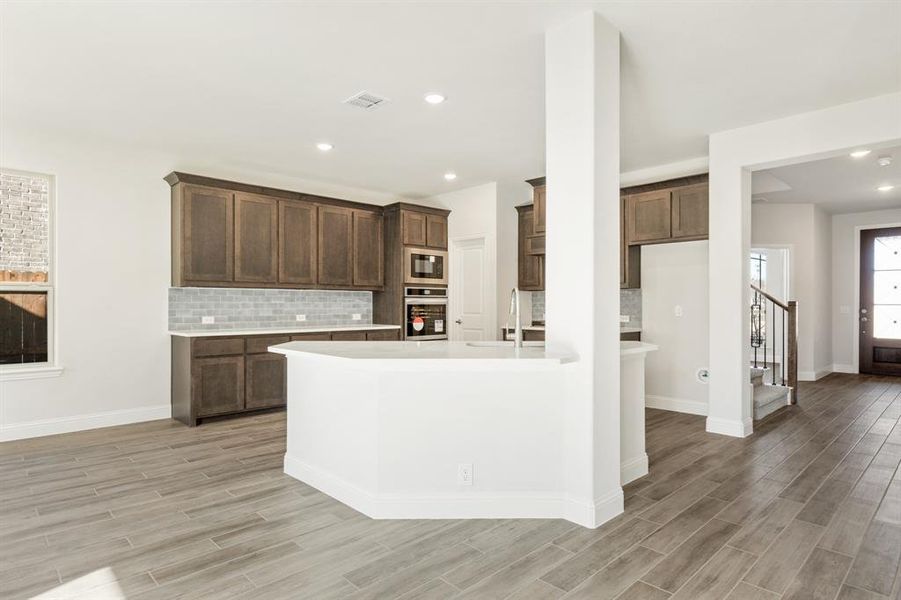Furnished interior view inside a new home in Homestead at Daniel Farms, DeSoto (Image 19).