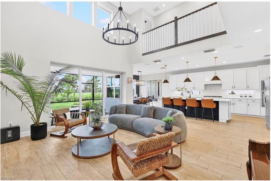 Furnished interior view inside a new home in , Punta Gorda (Image 12).