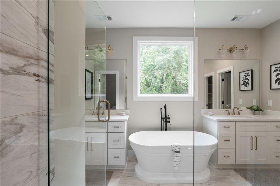 Furnished interior view inside a new home in , Lilburn (Image 35).