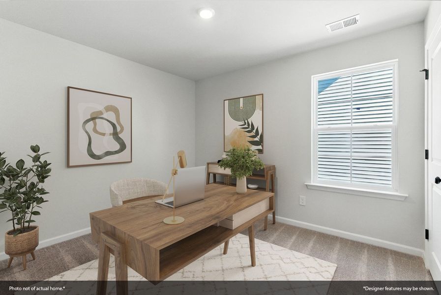 Furnished interior view inside a new home in Sweetbrier, Durham (Image 10). Furnished interior view inside a new home in Sweetbrier, Durham (Image 10).