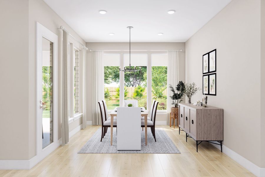 Image 20 representing the Lamesa by Tri Pointe Homes in Harvest Green, Richmond, TX.