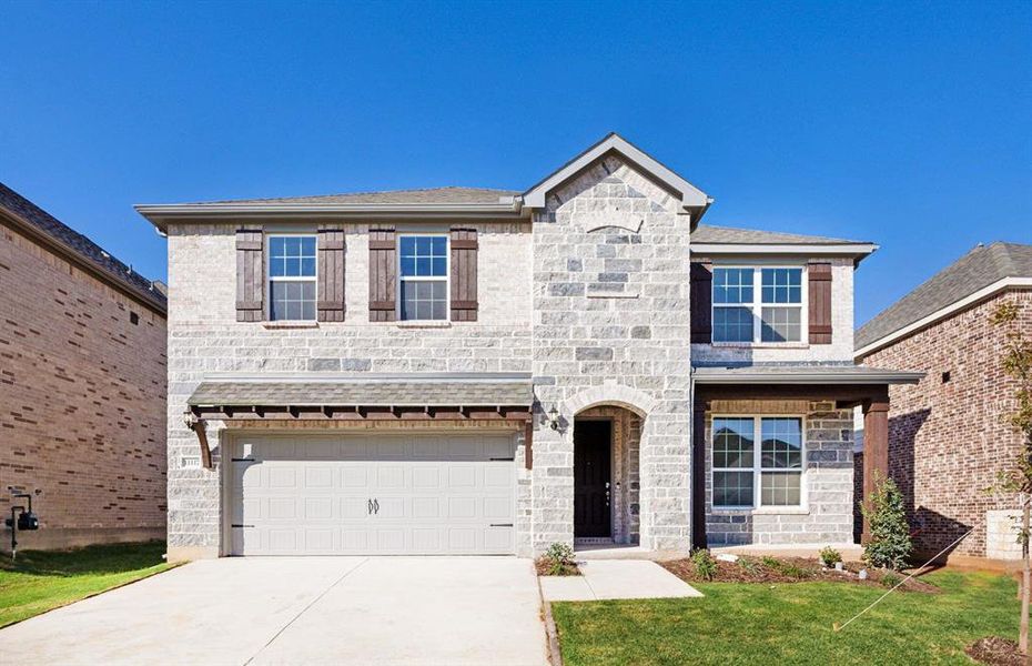 NEW CONSTRUCTION: Beautiful two-story home available at Wellington in Fort Worth