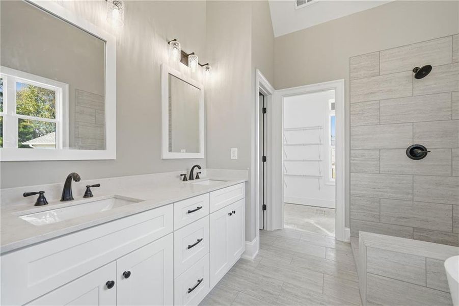 Furnished interior view inside a new home in , Calhoun (Image 13).