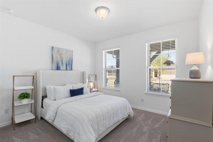 Furnished interior view inside a new home in Whitewing Trails, Princeton (Image 28).
