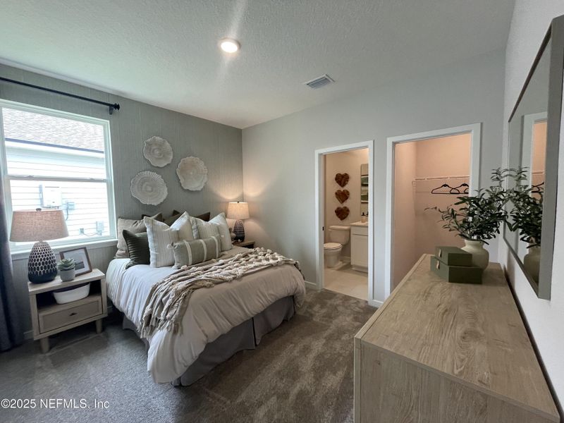 Furnished interior view inside a new home in The Cypress Series at Reserve East, Flagler Beach (Image 15). Furnished interior view inside a new home in The Cypress Series at Reserve East, Flagler Beach (Image 15).