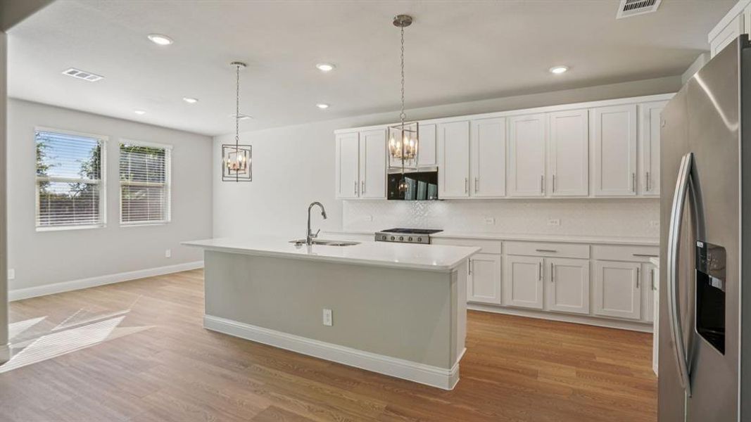 Photo is not of the actual home, but is an inspirational photo of builder’s model home and may depict options, furnishings, and/or decorator features that are not included.