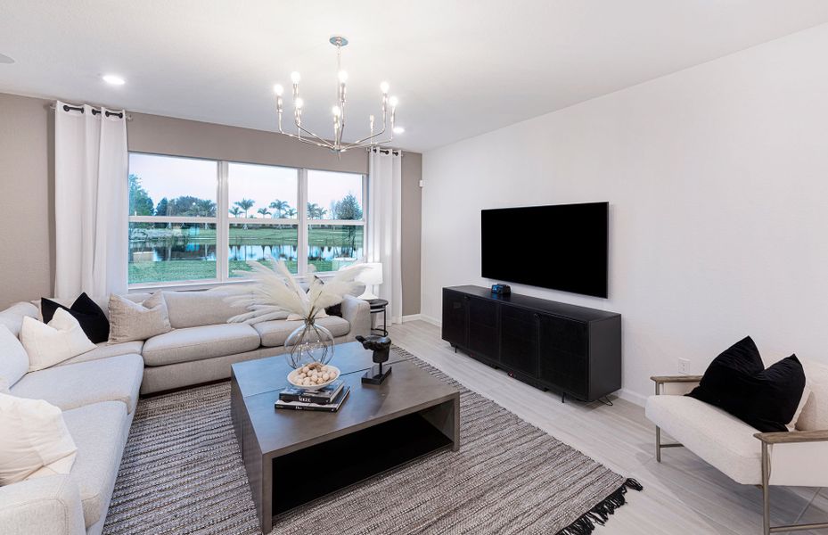 Furnished interior view inside a new home in Highpointe, Stuart (Image 18).