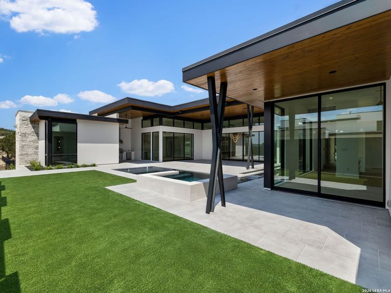 Exterior details and patio area of a home in , San Antonio (Image 38). Exterior details and patio area of a home in , San Antonio (Image 38).