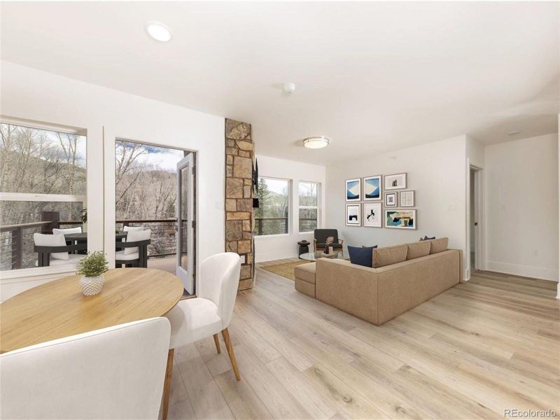 Furnished interior view inside a new home in , Silverthorne (Image 3).