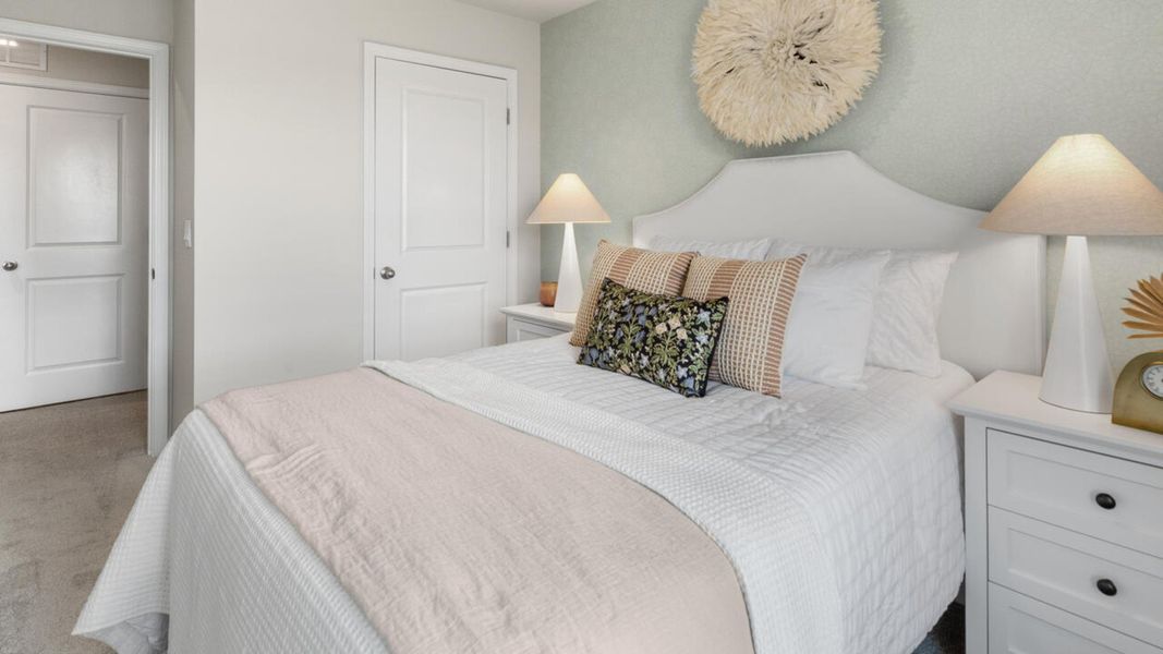 Furnished interior view inside a new home in The Willows at Blake Farm, Wilmington (Image 27).