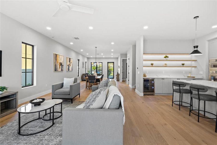 Furnished interior view inside a new home in , Orlando (Image 13). Furnished interior view inside a new home in , Orlando (Image 13).