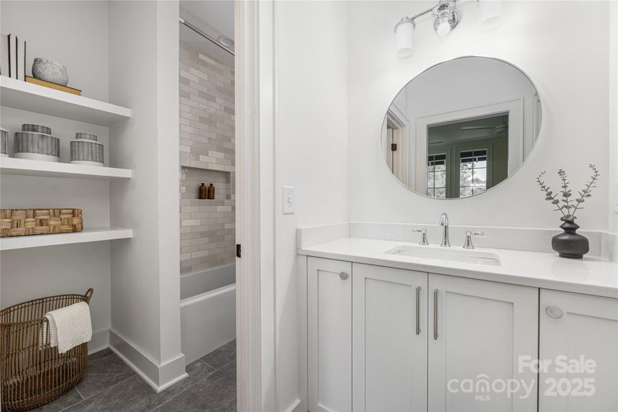 Furnished interior view inside a new home in , Charlotte (Image 32).