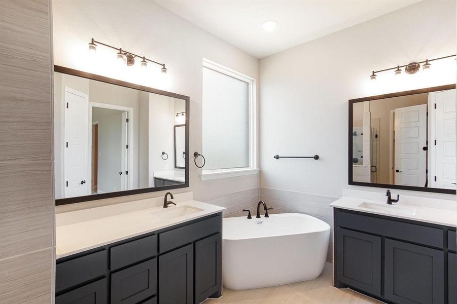 Furnished interior view inside a new home in , Prosper (Image 9).