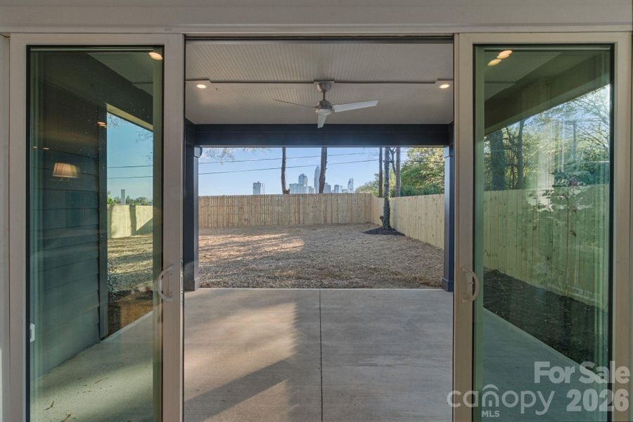 Exterior details and patio area of a home in , Charlotte (Image 4). Exterior details and patio area of a home in , Charlotte (Image 4).