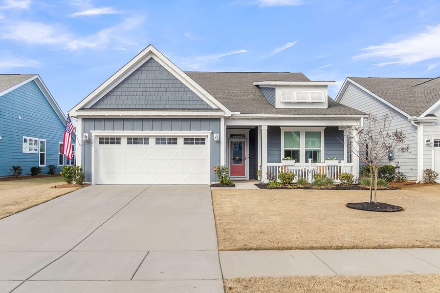 Front exterior of a new home in , Summerville, SC, highlighting curb appeal (Image 20).