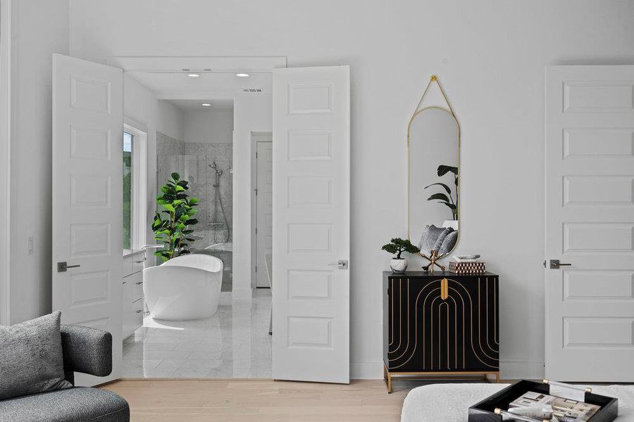 Furnished interior view inside a new home in Sunridge, Austin (Image 19).