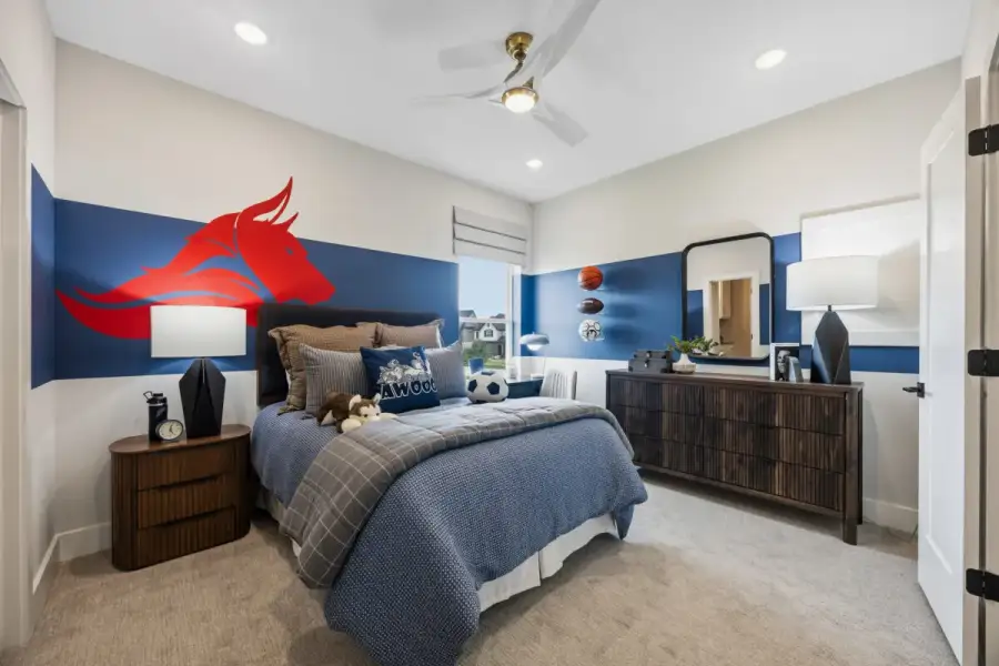 Representative furnished interior of a home built from the Rosalie by Landon Homes in Fields - Brookside, Frisco (Image 23).