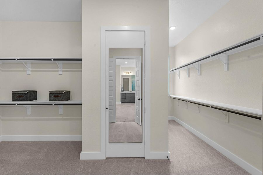 Furnished interior view inside a new home in Bridgeland, Cypress (Image 15).