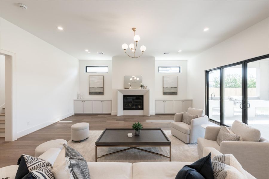 Furnished interior view inside a new home in , Houston (Image 19).
