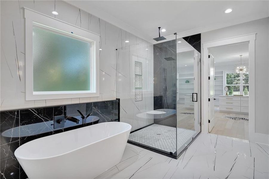 Furnished interior view inside a new home in , Suwanee (Image 25).