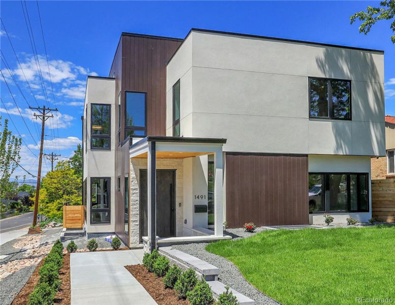 Front exterior of a new home in , Denver, CO, highlighting curb appeal (Image 26).
