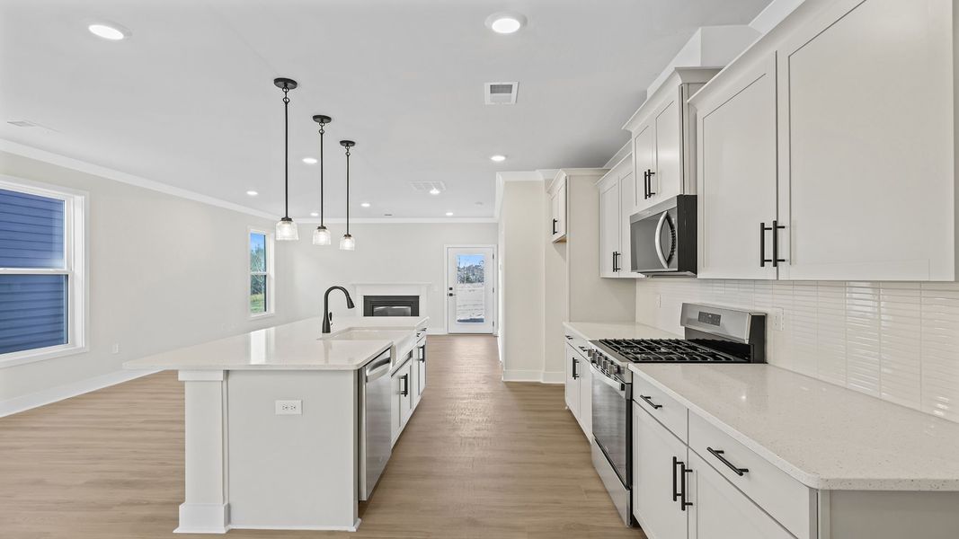 Furnished interior view inside a new home in Adams Glen, Greenville (Image 9).