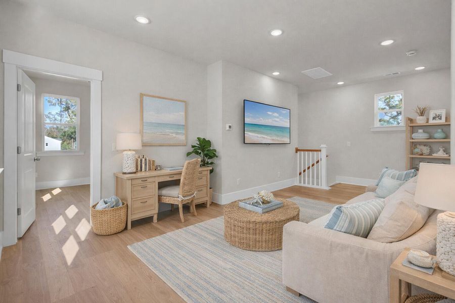 Furnished interior view inside a new home in , Johns Island (Image 16).