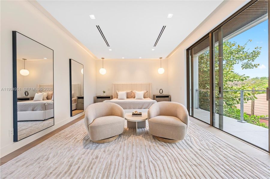 Furnished interior view inside a new home in , Miami (Image 18).
