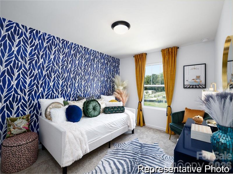 Furnished interior view inside a new home in , Charlotte (Image 26).