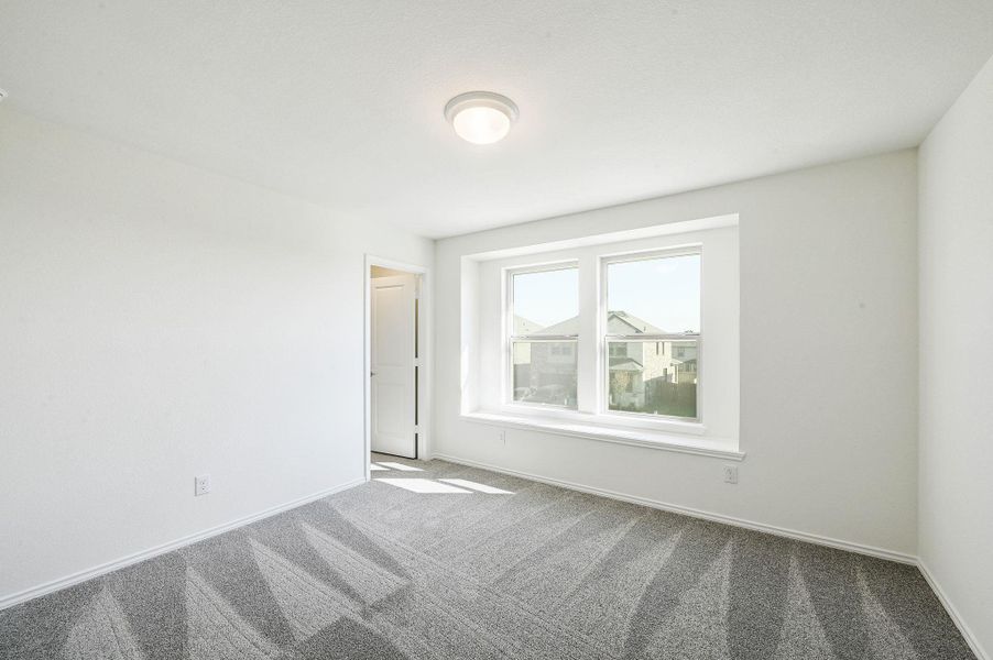 Spacious, unfurnished interior of a new home in Salerno - Heritage Collection, Round Rock (Image 19). Spacious, unfurnished interior of a new home in Salerno - Heritage Collection, Round Rock (Image 19).