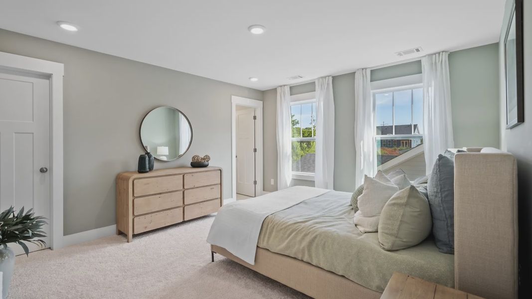 Representative furnished interior of a home built from the Augusta by DRB Homes in Woodglen, Piedmont (Image 31).