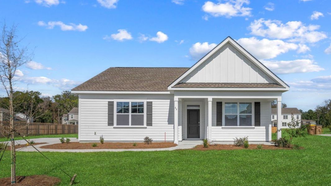 Representative exterior photo of a completed home built from the Cali by D.R. Horton in Altama, Brunswick, GA (Image 19). Representative exterior photo of a completed home built from the Cali by D.R. Horton in Altama, Brunswick, GA (Image 19).