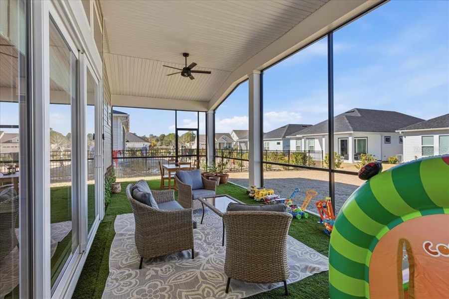 Exterior details and patio area of a home in Oakmont, Gainesville (Image 2). Exterior details and patio area of a home in Oakmont, Gainesville (Image 2).