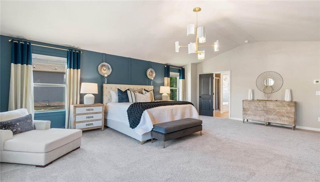 Furnished interior view inside a new home in Camp Creek Village, Atlanta (Image 7).