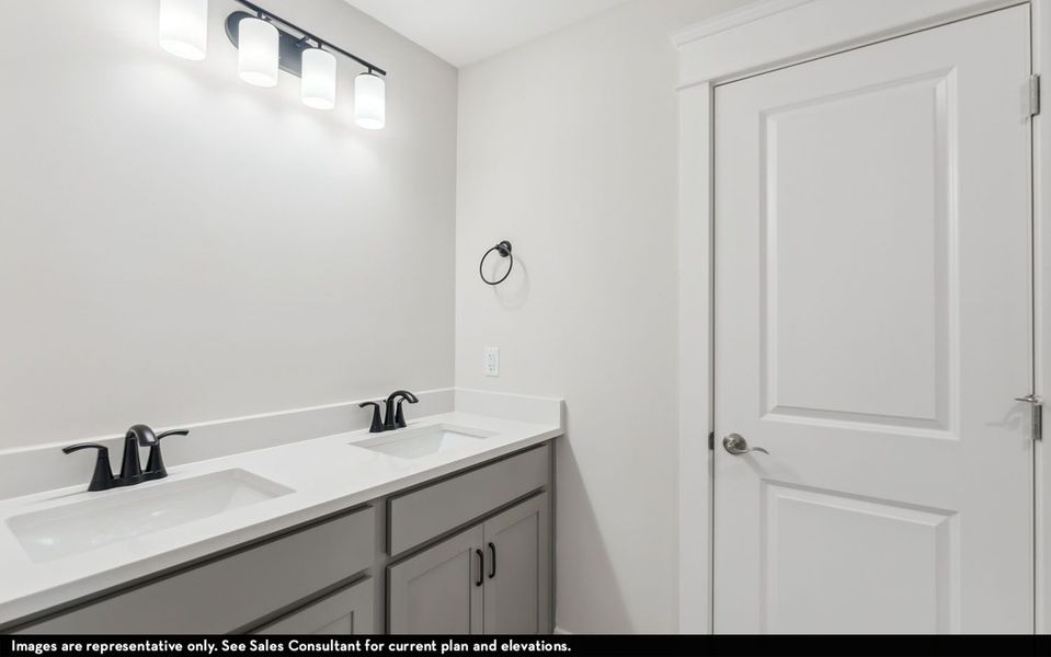 Furnished interior view inside a new home in Aden Woods, Nashville (Image 12).
