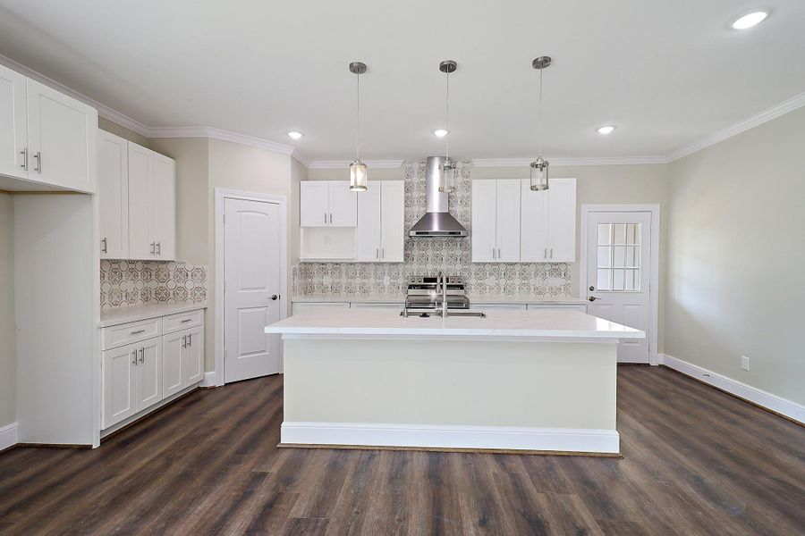 Furnished interior view inside a new home in , Crosby (Image 10).